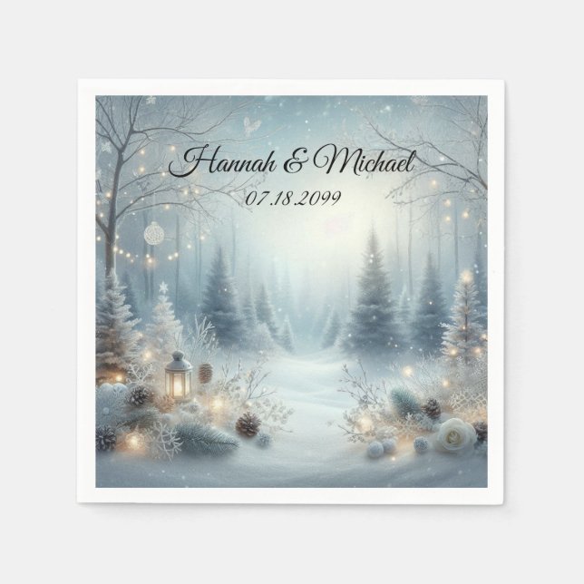 Guardanapo De Papel Sussurros de um solstício de inverno (Frente)