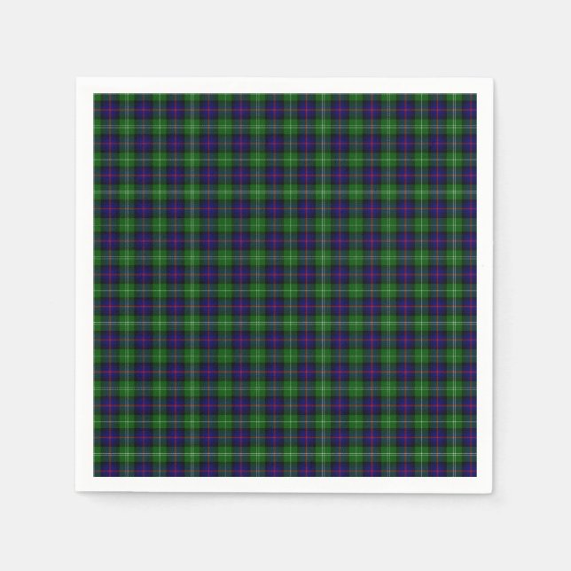 Guardanapo De Papel Sutherland Tartan (Frente)