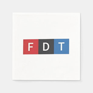 Guardanapo De Papel Sutil Anti-Trump FDT Anti-Maga Democratas