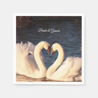 Guardanapo De Papel Swans Brancos Napkins