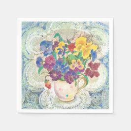 Guardanapo De Papel Sweet Afternoon: A Dreamy Floral 