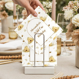 Guardanapo De Papel Sweet As Can Bee Wild One Birthday