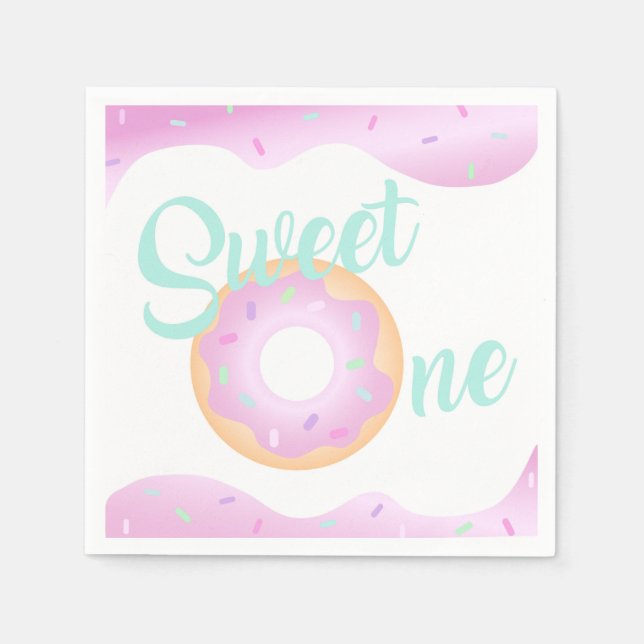 Guardanapo De Papel Sweet One Birthday Napkin (Frente)