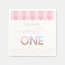 Guardanapo De Papel Sweet One Sorvete Birthday Napkins