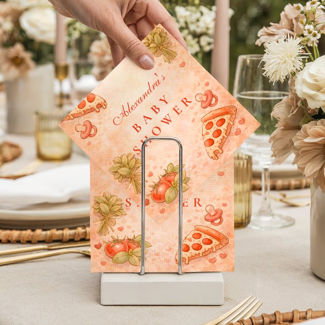 Guardanapo De Papel Sweet Pizza Baby Shower (Criador carregado)