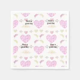 Guardanapo De Papel Sweet romantic valentine heart