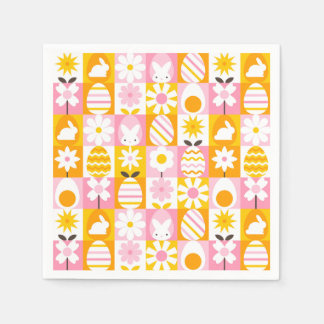 Guardanapo De Papel Sweet Spring Easter Patchwork 