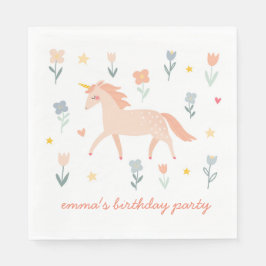 Guardanapo De Papel Sweet Unicorn Floral