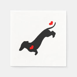 Guardanapo De Papel Sweetheart Dachshund Napkins