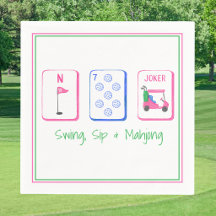 Swing, Sip, Mahjong / Festa de Mahjong de Golfe
