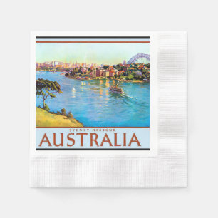 Guardanapo De Papel Sydney Harbor Austrália