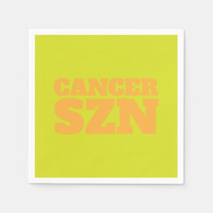 Guardanapo De Papel SZN do Cancer Amarelo Legal