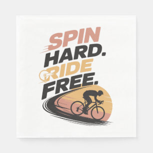 Guardanapo De Papel T-shirt de Andando de bicicleta livre de do Duro