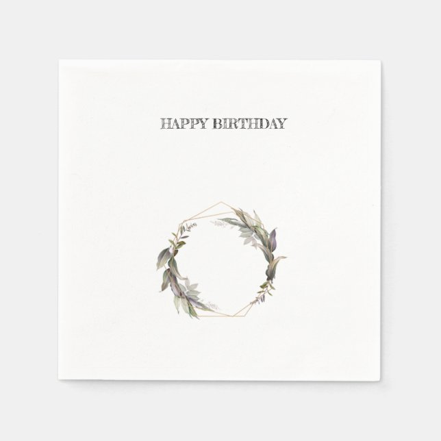 Guardanapo De Papel Tableware de Abastecimento de Festas de aniversári (Frente)