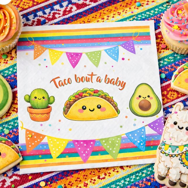 Guardanapo De Papel Taco bout a Baby Shower (Criador carregado)
