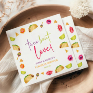 Guardanapo De Papel Taco Bout Love! Chá Fiesta Wedding