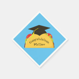 Guardanapo De Papel Taco Fiesta Festa de formatura mexicana