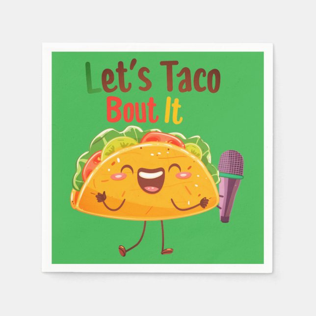 Guardanapo De Papel Taco Paper Napkins (Frente)