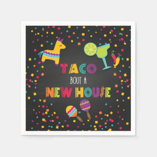 Guardanapo De Papel Taco sobre uma nova casa