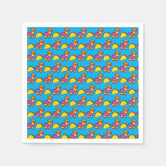 Guardanapo De Papel Tacos + Pinatas (Frente)