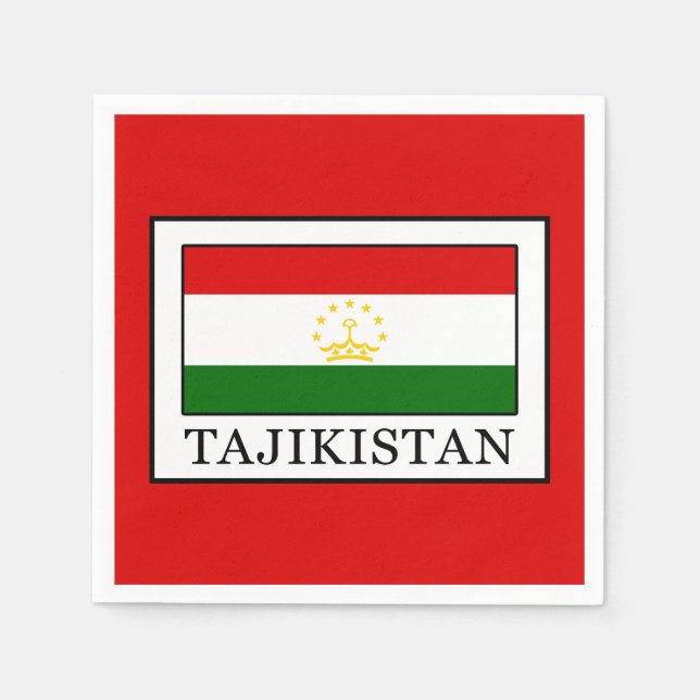 Guardanapo De Papel Tajiquistão (Frente)