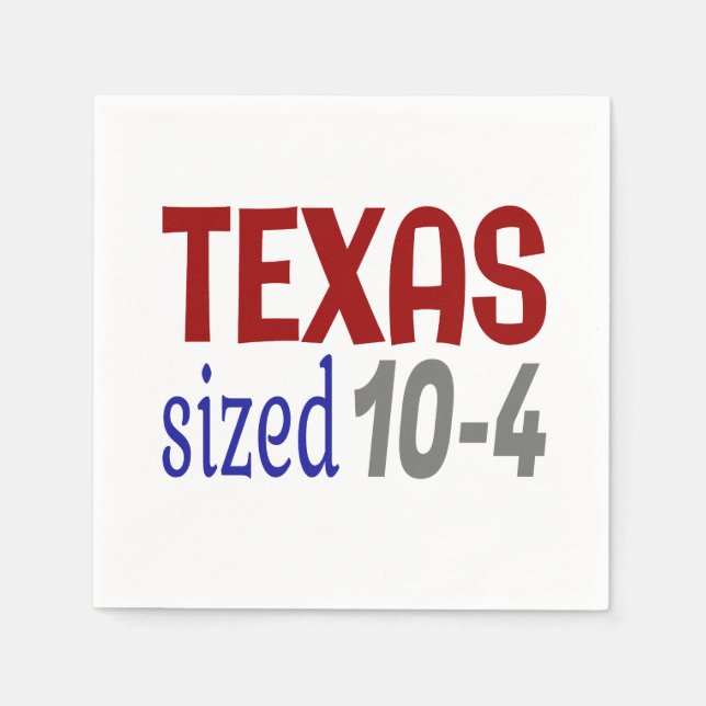 Guardanapo De Papel Tamanho Texas 10-4 LetterKenny (Frente)
