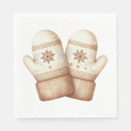 GUARDANAPO DE PAPEL TAN BOHO HOLIDAY CHRISTMAS THEME