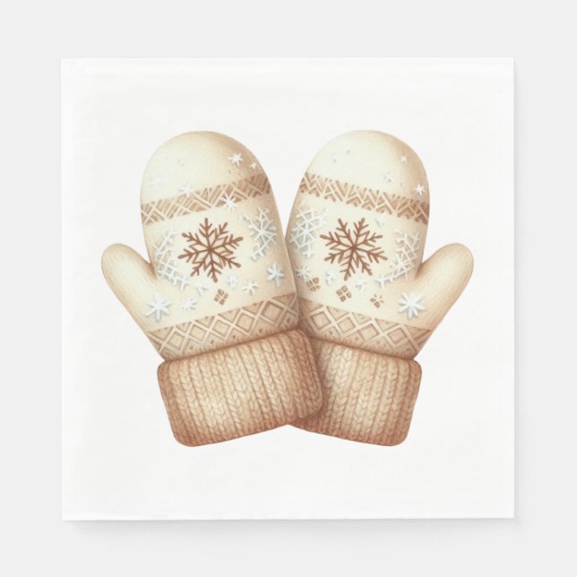 GUARDANAPO DE PAPEL TAN BOHO HOLIDAY CHRISTMAS THEME (Frente)