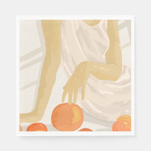 Guardanapo De Papel Tangerine Grace (Frente)