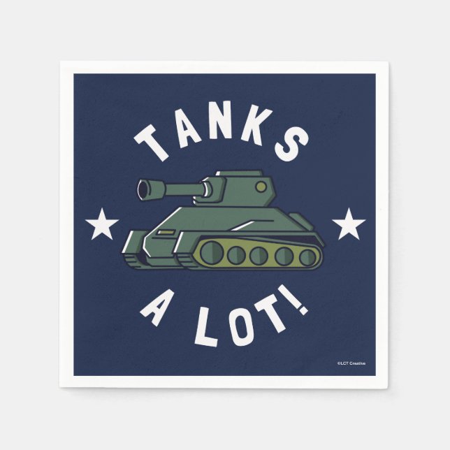 Guardanapo De Papel Tanques A Lot (Frente)