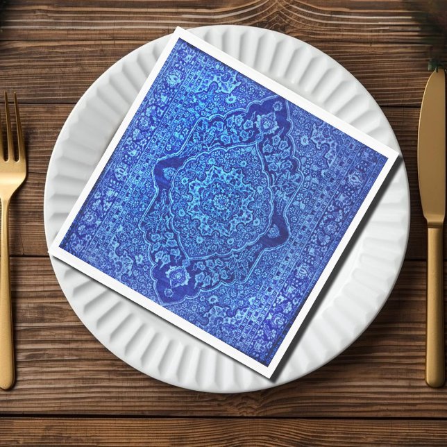 Guardanapo De Papel Tapete persa azul - Tabris (Criador carregado)