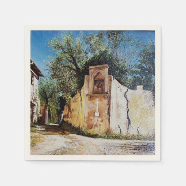 Guardanapo De Papel TARDE, RIMAGGIO / Toscana (Frente)