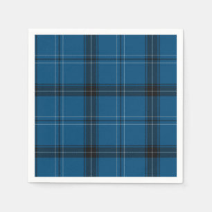 Guardanapo De Papel Tartan Azul Ramsay Escocês