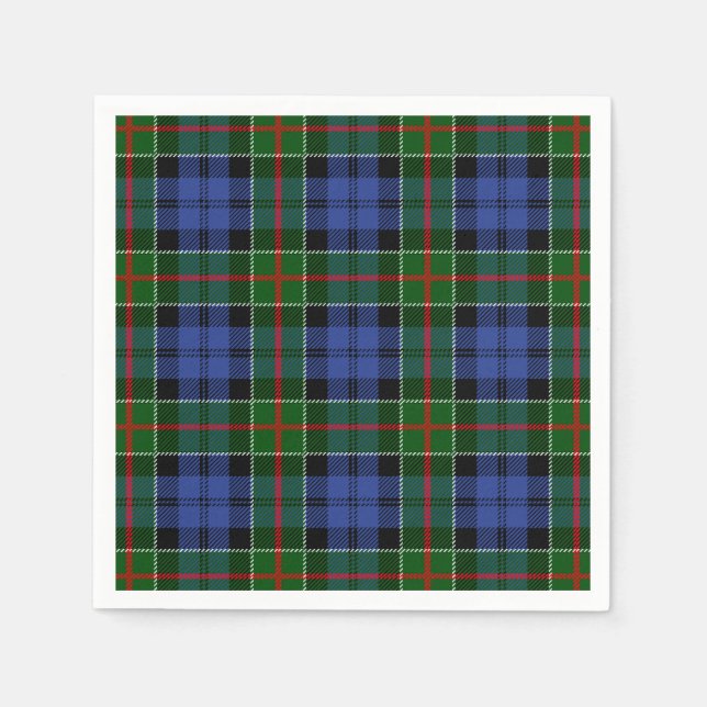 Guardanapo De Papel Tartan de Colquhoun do clã (Frente)