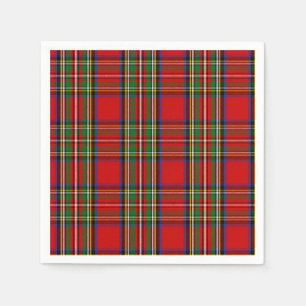 Guardanapo De Papel Tartan de Stewart do clã