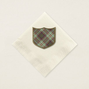 Guardanapo De Papel Tartan do Scottish da xadrez do clã de Anderson