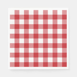 Guardanapo De Papel Tartan tradicional de celebração de Natal