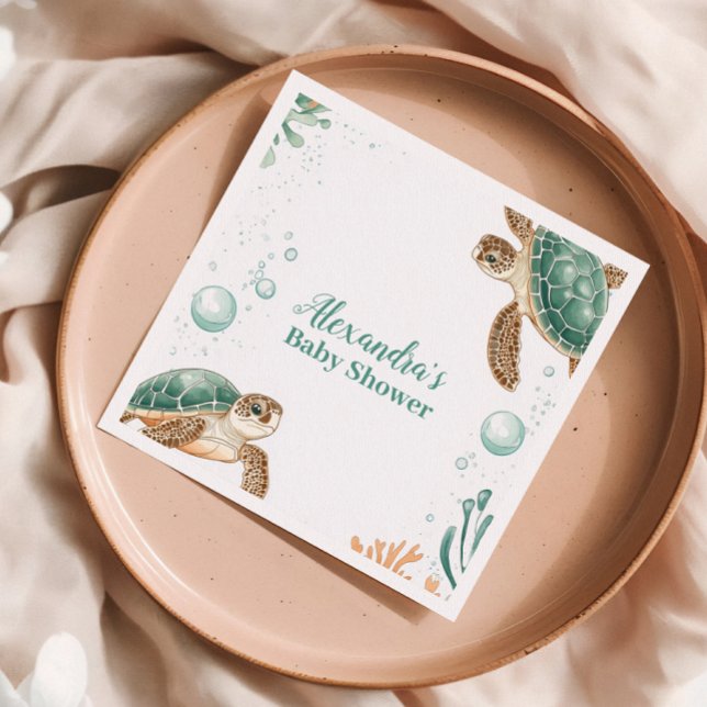 Guardanapo De Papel Tartaruga-do-mar de Cólvora (Criador carregado)