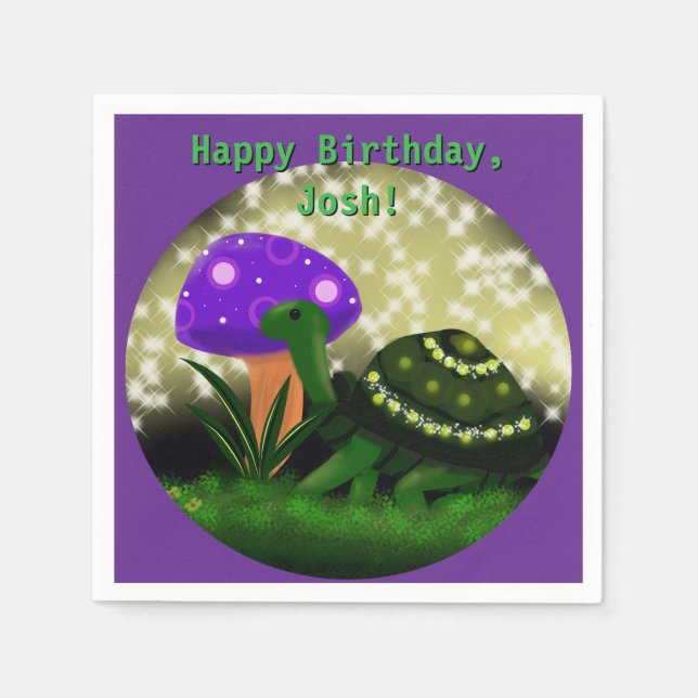 Guardanapo De Papel Tartaruga, Papel Esparso Nápoles (Frente)