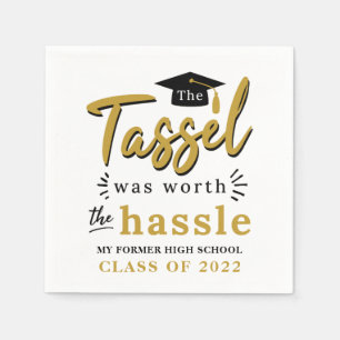 Guardanapo De Papel Tassel valeu a pena na classe Hassle do Formando d