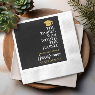 Guardanapo De Papel Tassel valeu a pena ser durão - graduação moderna