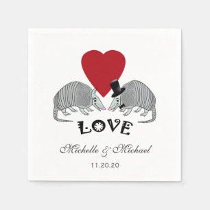 Guardanapo De Papel Tatus bonitos personalizados no amor