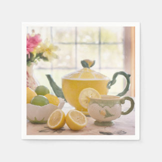 Guardanapo De Papel Tea and Lemon Paper Napkins