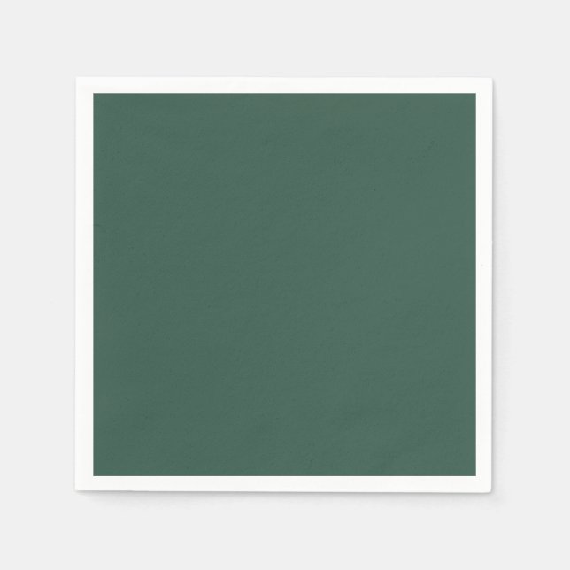 Guardanapo De Papel Teal Green Paper Napkins (Frente)
