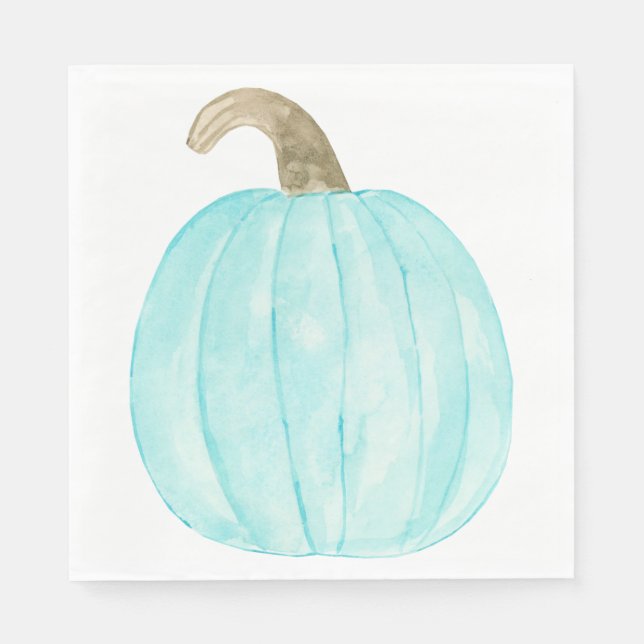 Guardanapo De Papel Teal Pumpkin Paper Napkins (Frente)