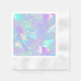 Guardanapo De Papel Teal & Purple Iridescente Design