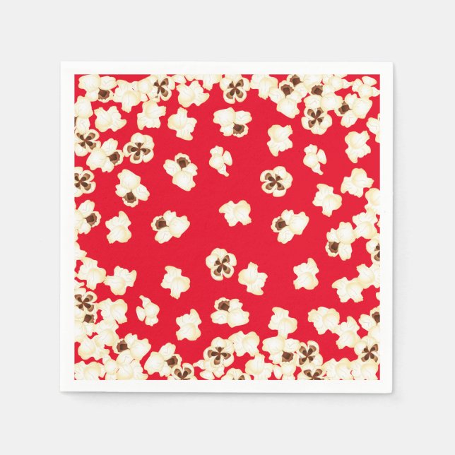 Guardanapo De Papel Teatro Popcorn Festa de aniversário (Frente)