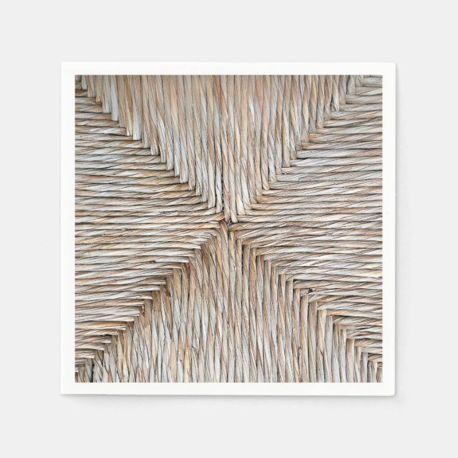 Guardanapo De Papel Tecido de fibra de bambu natural simétrico (Frente)