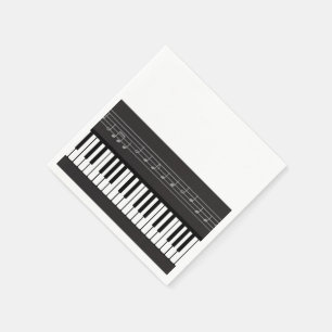 Guardanapo De Papel Teclado de piano
