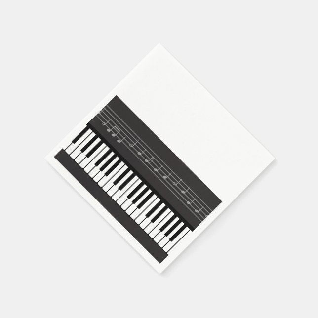 Guardanapo De Papel Teclado Piano (Canto)